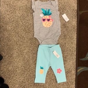 Newborn pineapple outfit